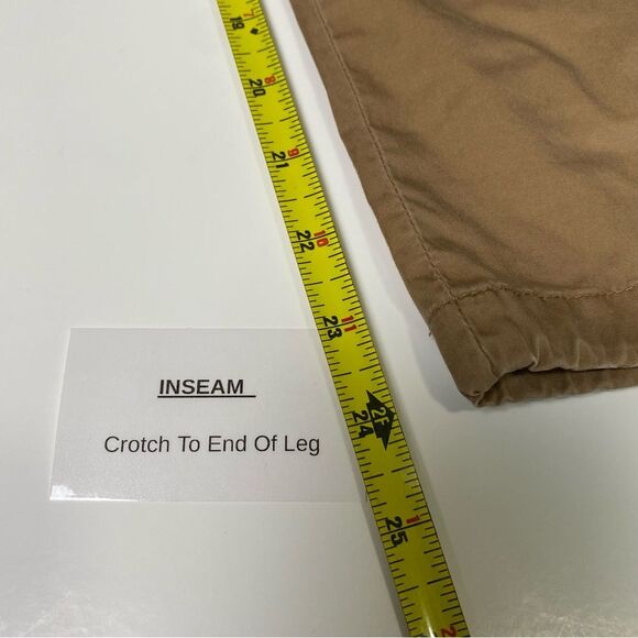 Talbots Signature Tan Chino Capri Jogger Pants Women's Size 4 - Picture 4 of 15